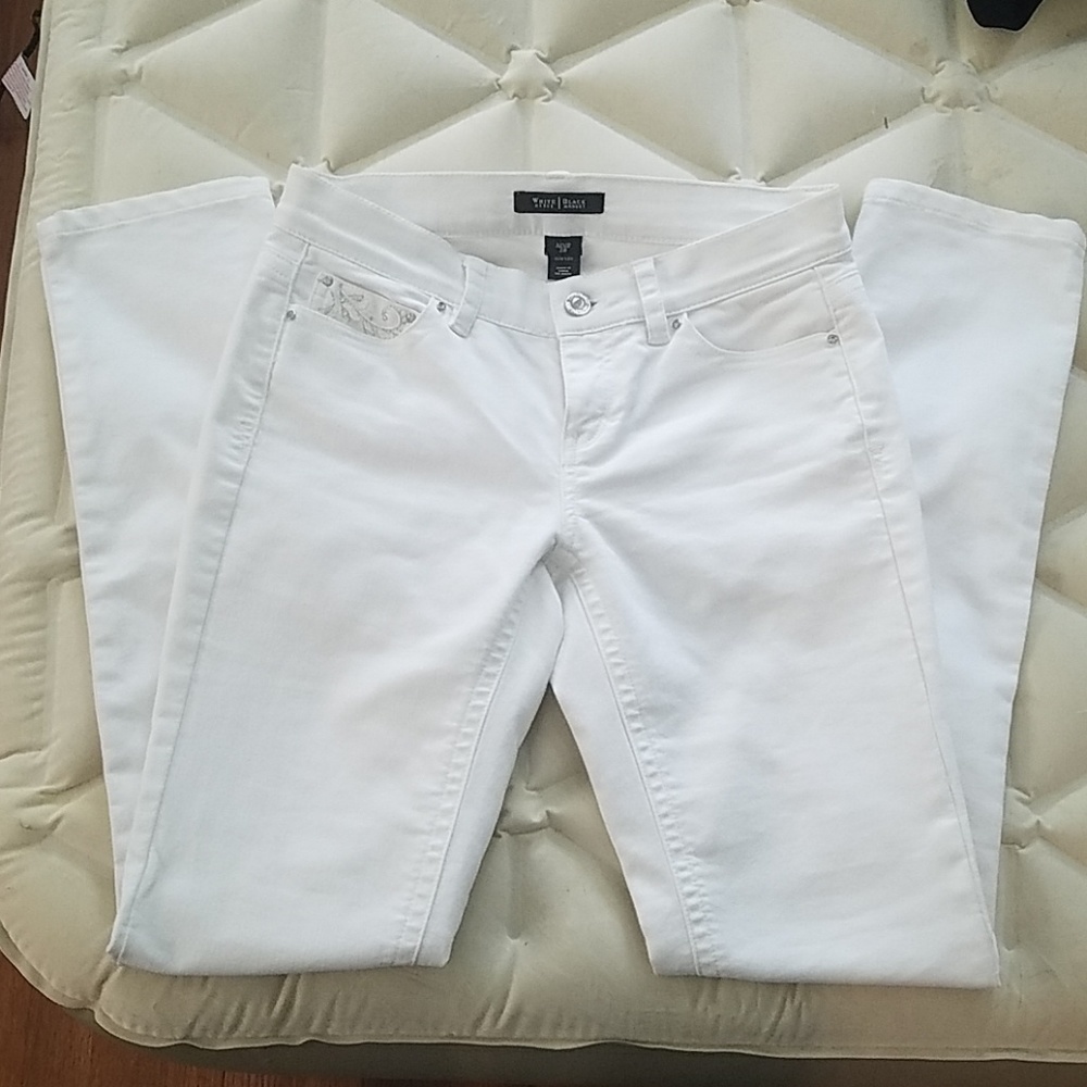 White House Black Market white jeans
